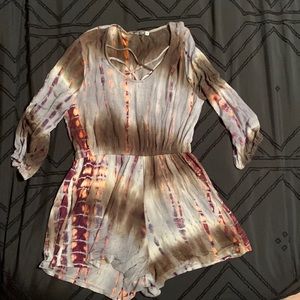 Earthbound tie-dye romper